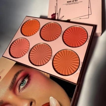 HudaMoji Makeup Kit – Eyeshadow, Lipstick, Blusher & Contour All-in-One Palette